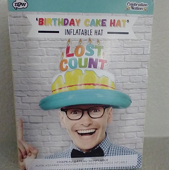 npw Other - Lost Count Inflatable Adult Birthday Hat